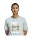 Mens Graphic Logo T-shirt Green Adidas-4