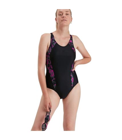 Maillot de bain endurance femme noir / rose / anthracite Speedo