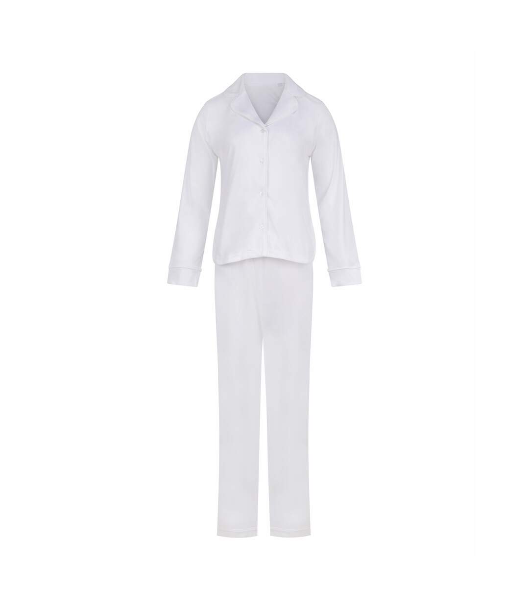 Ensemble De Pyjama Femme Blanc Cassé Towel City-1