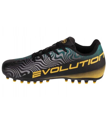Childrens/kids Evolution Firm Ground Football Boots Black Joma
