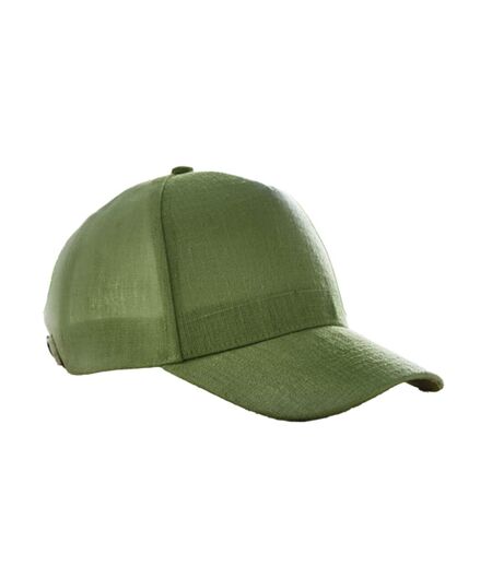 Naima Hemp Baseball Cap Green MidOcean