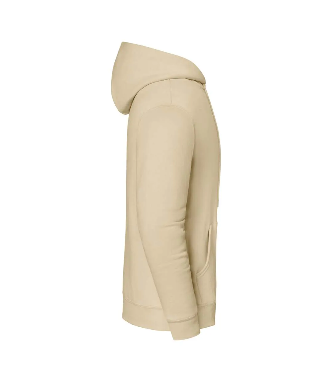 Mens Iconic Premium Hoodie Desert Sand Fruit Of The Loom-3