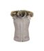 Womens/ladies sabine arctic padded vest sand dune Weird Fish