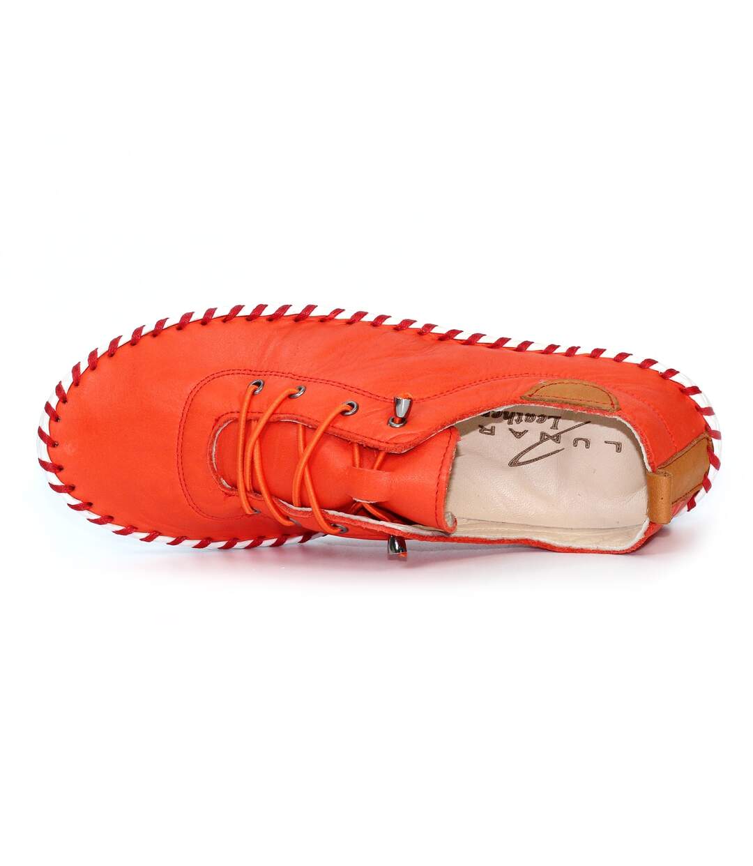 Tennis St Ives Femme Orange Vif Blanc Lunar-4