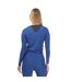 Womens/ladies Series-3 Long-sleeved Top Blue Skins-3