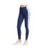 Womens/ladies Gowalk Seascape Floral High Waist Leggings Purple Turquoise Skechers-1