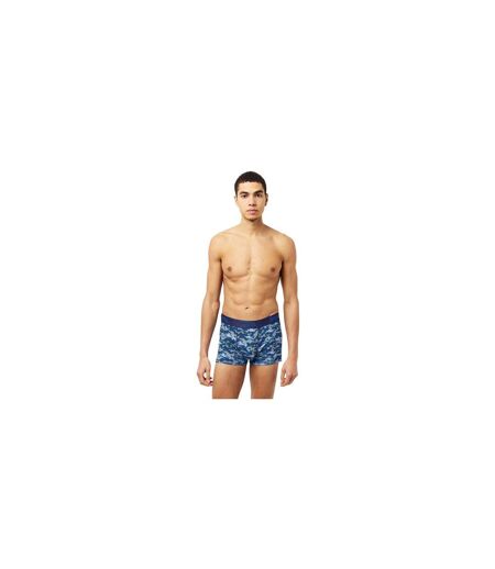 Lot De 2  Boxers Motif/style Camouflage Homme Bleu Marine Lonsdale