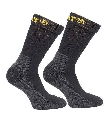 Chaussettes De Travail Lot De 2 Paires Homme Noir Caterpillar