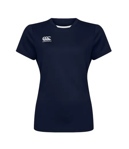 Womens/ladies Club Dry Club T-shirt Navy Canterbury