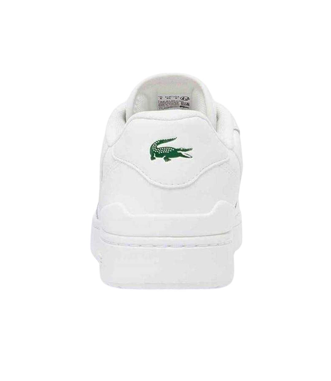 Mens T-clip Leather Flat Trainers White Lacoste-2