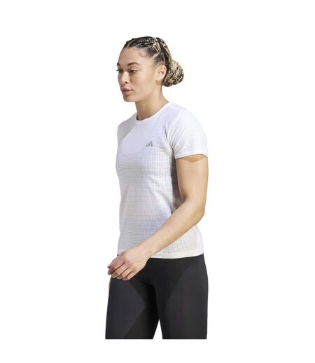T-shirt fast femme blanc Adidas