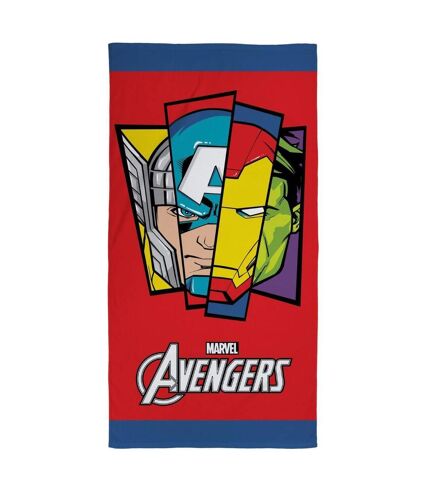 Marvel Avengers - Serviette de plage (Rouge / Multicolore) - UTAG3226