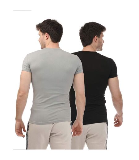 T-shirts homme gris / noir Emporio Armani