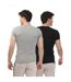 T-shirts homme gris / noir Emporio Armani-2