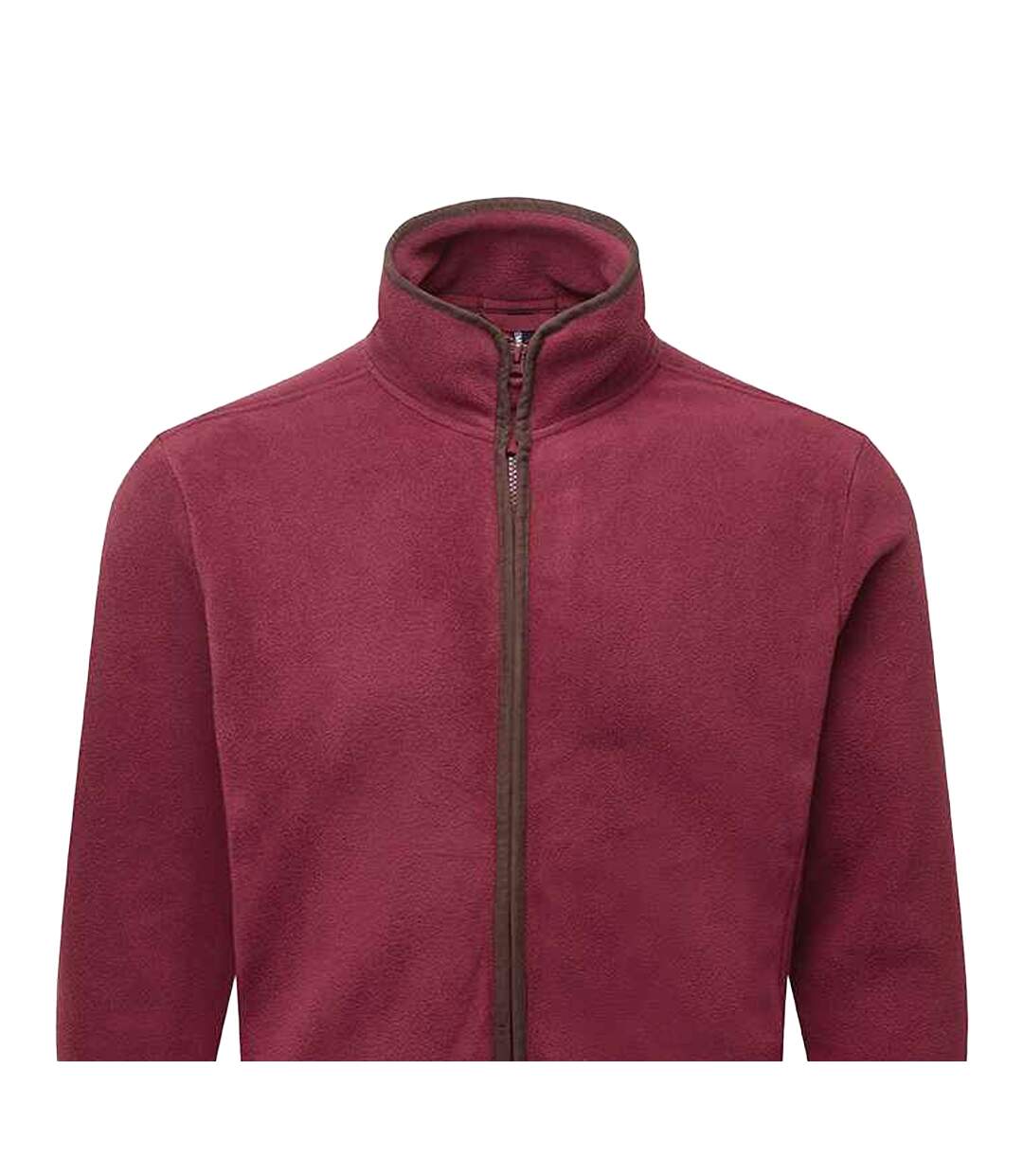 Veste polaire artisan homme bordeaux / marron Premier