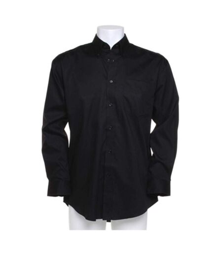Chemise À Manches Longues Homme Noir Kustom Kit