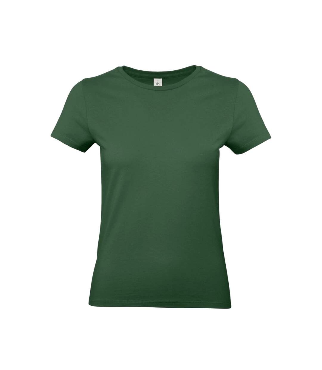 Womens/ladies e190 t-shirt bottle green B&C-1