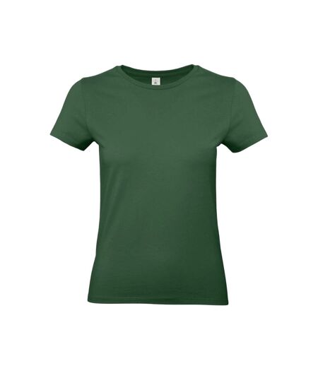 Womens/ladies e190 t-shirt bottle green B&C