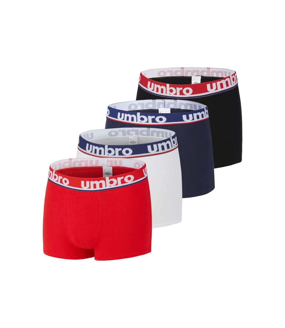 Lot de 4 boxers en coton homme Ban Umbro