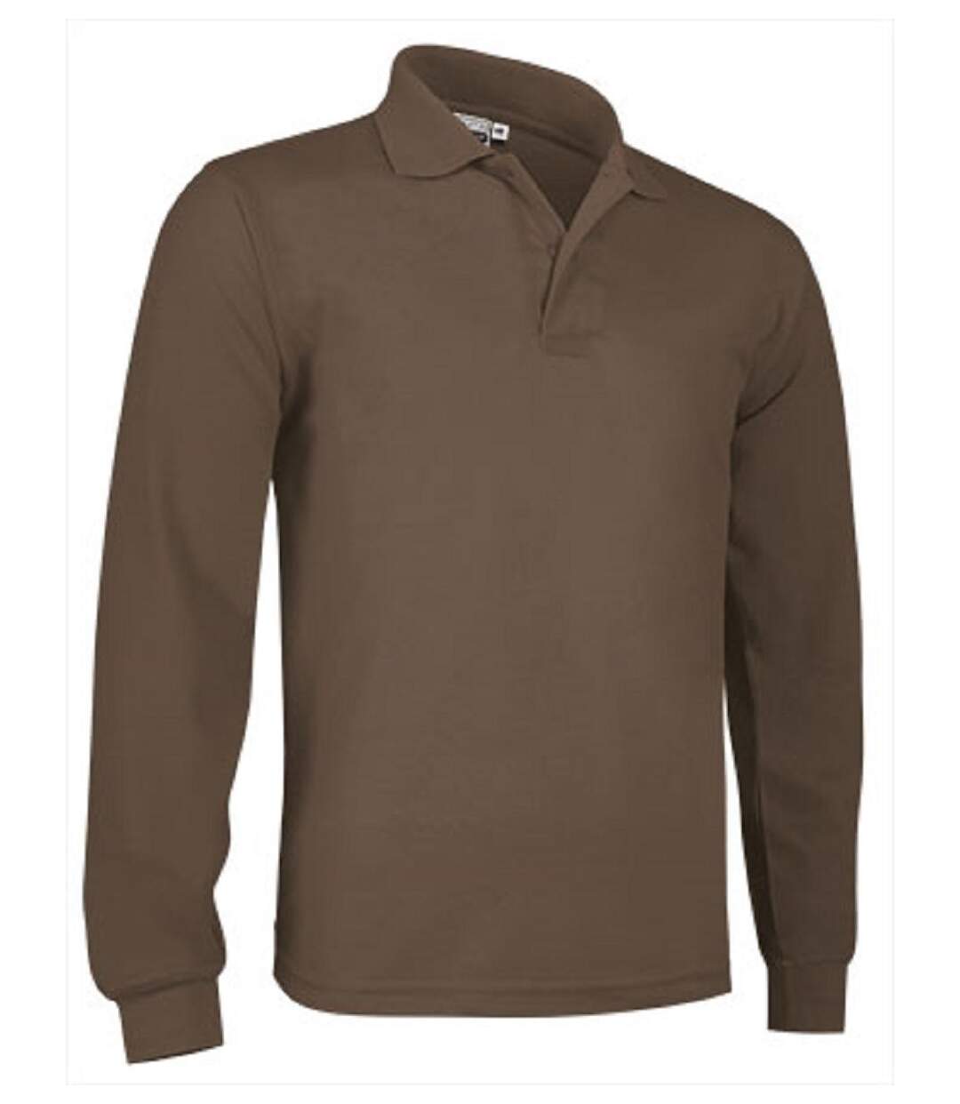 Polo manches longues - Homme - réf PREDATOR - marron