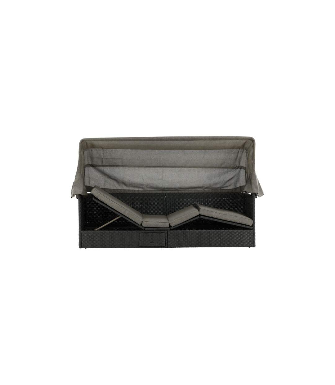 Canapé de Jardin Nopy 200cm Noir-5