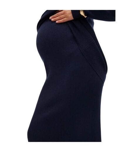 Jupe Tube Femme Bleu Marine Foncé Mamalicious