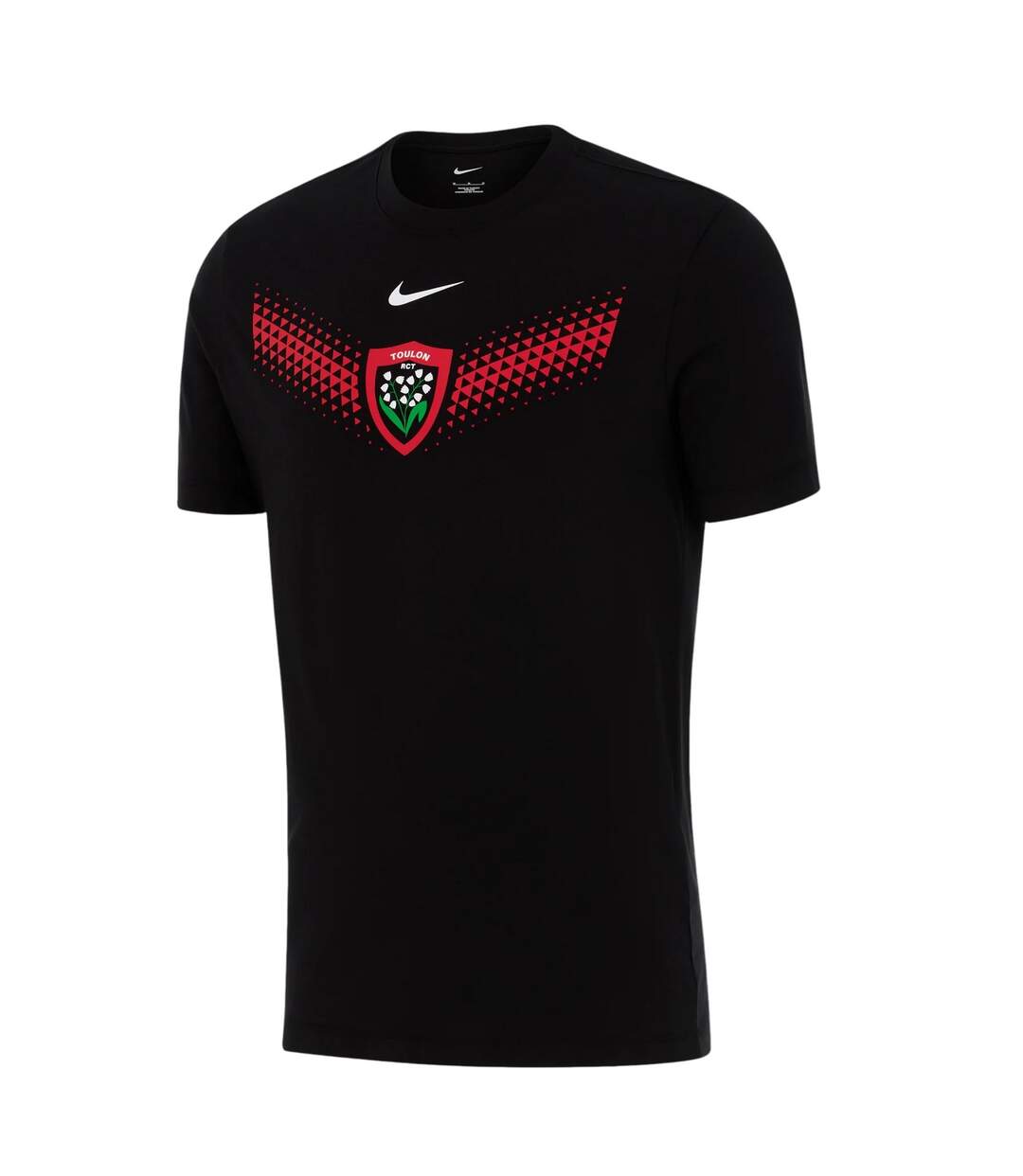 T-shirt Motif/style Imprimé Graphique Rc Toulon Homme Noir Rouge Blanc Nike-1