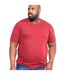 Duke Mens Flyers-2 Kingsize Crew Neck T-Shirt (Red) - UTDC170-1