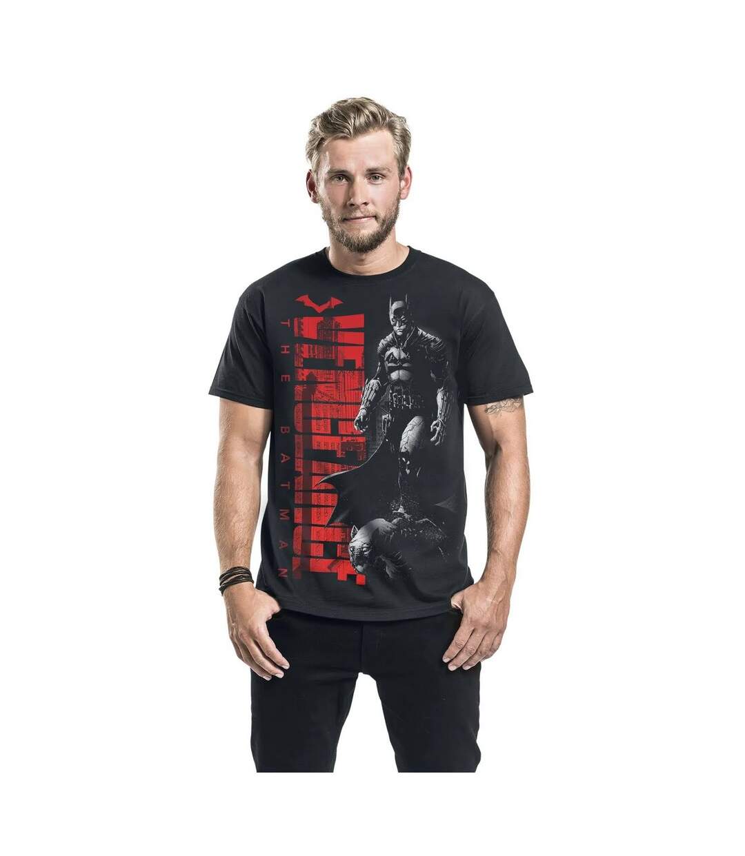 T-shirt adulte noir Batman-2