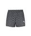 Short De Bain Motif/style Imprimé Répété Homme Noir Puma-1