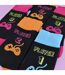 3 Pack Mens Retro Gaming Funky Novelty Video Game Socks-3