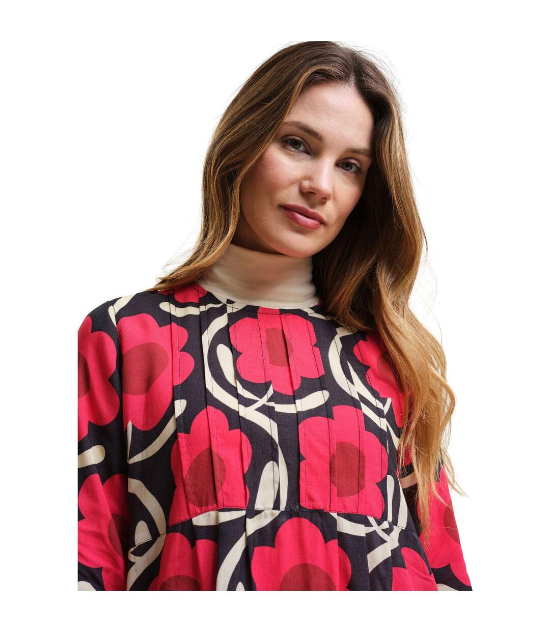 Blouse Motif/style Floral Orla Femme Rose Regatta-2