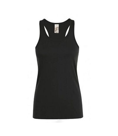SOLS Womens/Ladies Justin Sleeveless Vest (Black) - UTPC2793