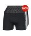 Boxers Buzzard Homme Gris Marl Noir Crosshatch-1