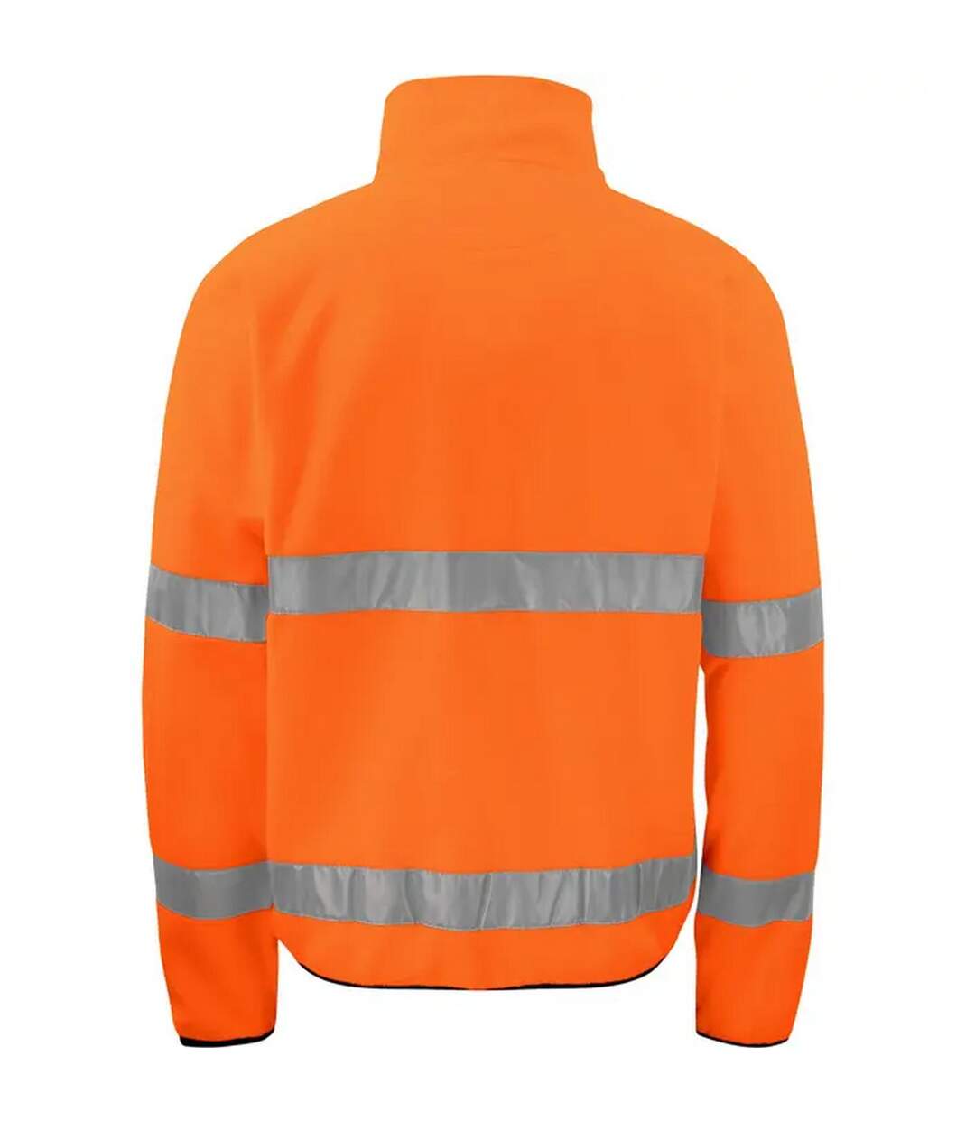 Mens Prio 6327 Class 3 Hi-vis Fleece Jacket Orange Black Projob-2