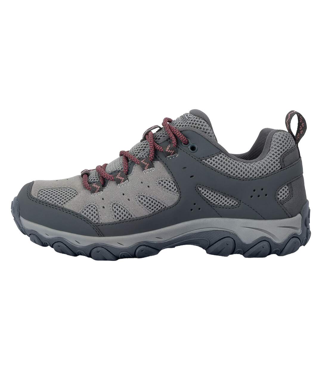 Chaussures De Marche Edgepoint Femme Gris Foncé Vieux Rose Regatta-3