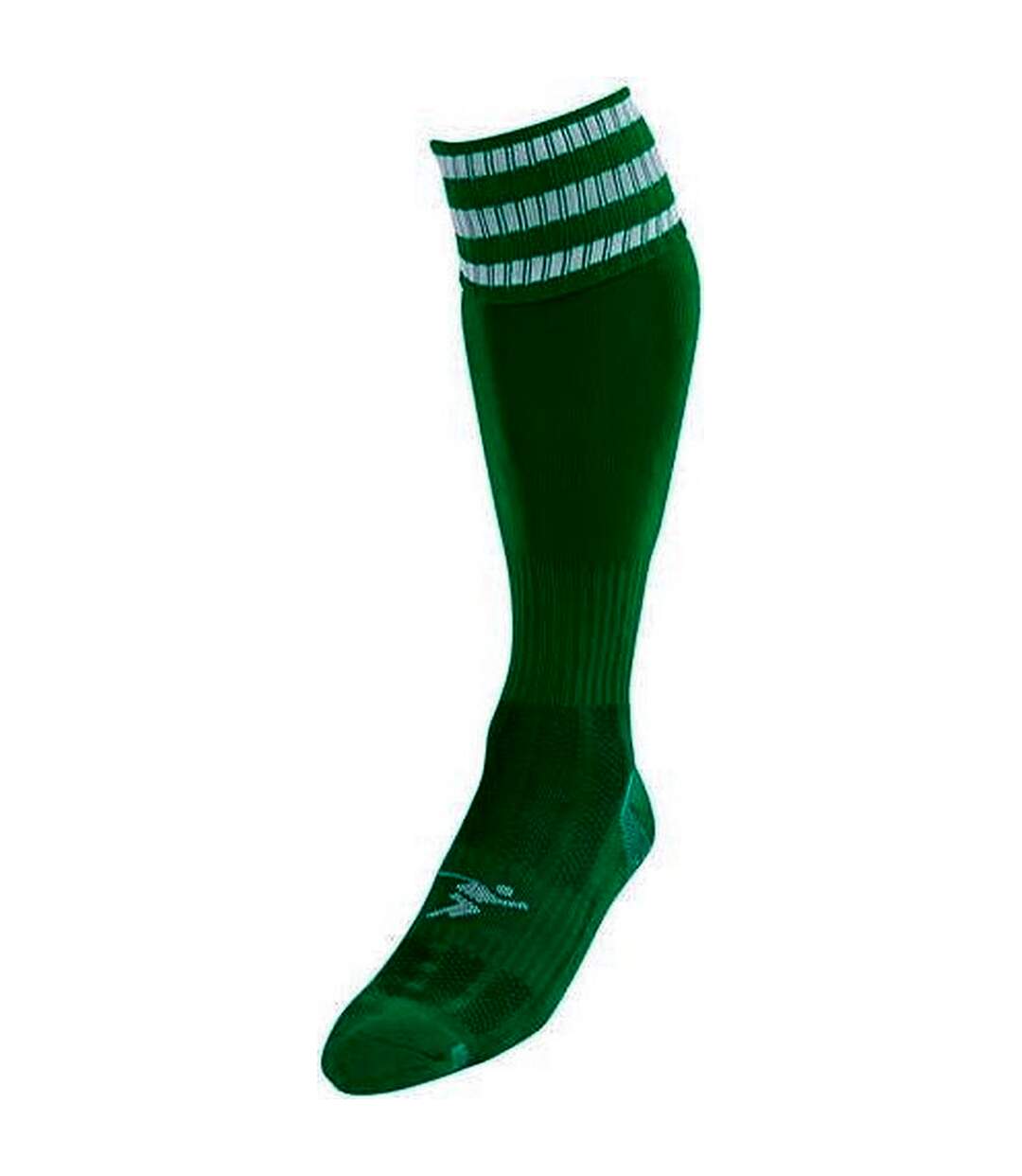 Chaussettes de football pro adulte vert / blanc Precision