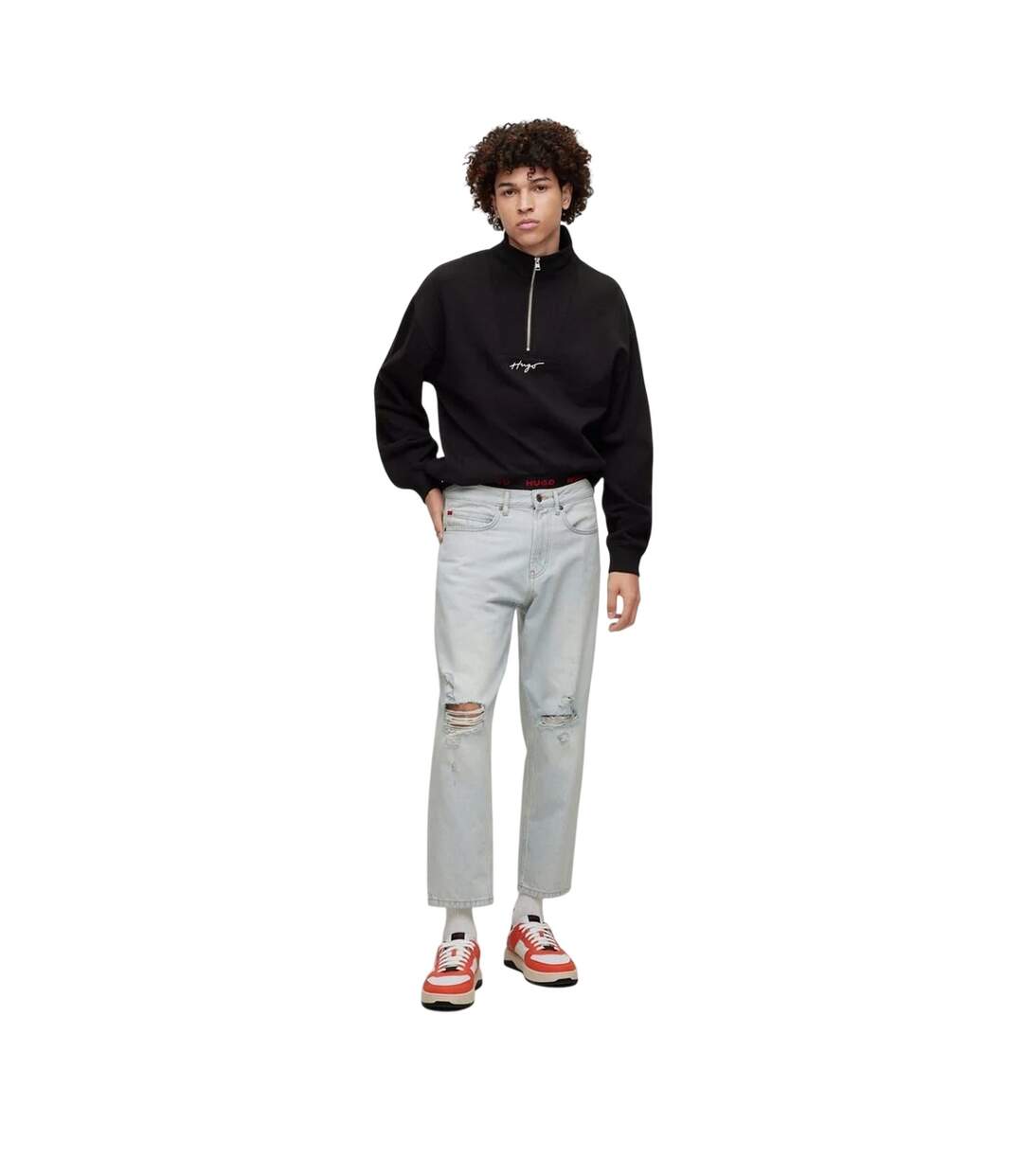 Jean Homme Bleu Clair Hugo-1
