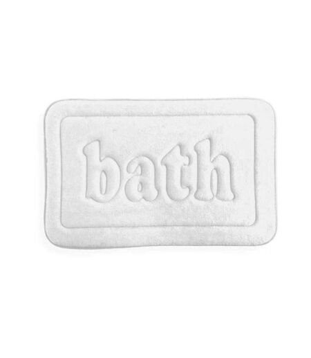 Tapis blanc utility mémoire de forme 40x60