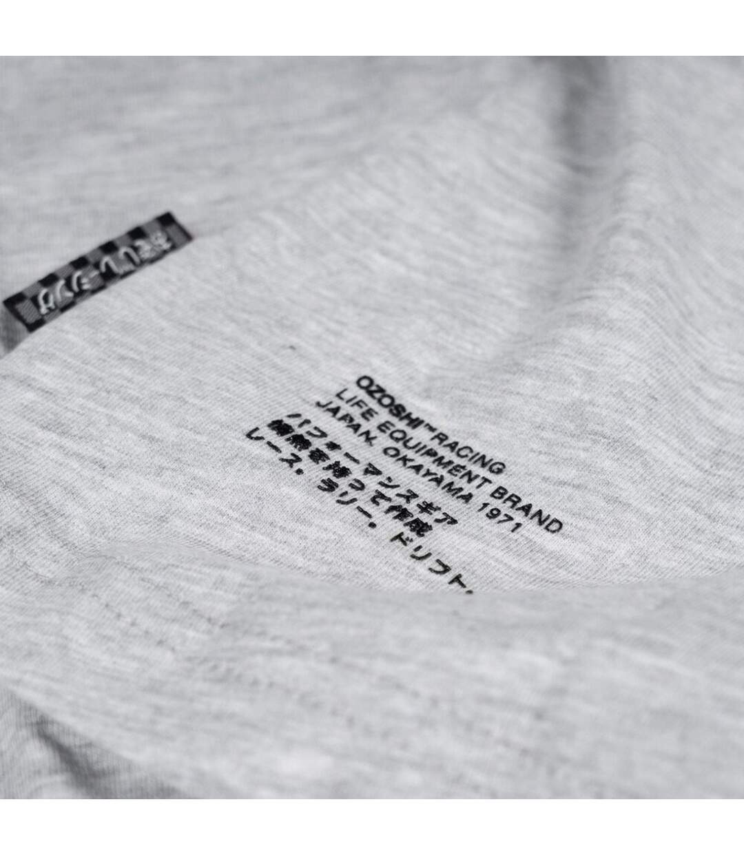 T-shirt Tsh04 Homme Gris Argenté Ozoshi-2