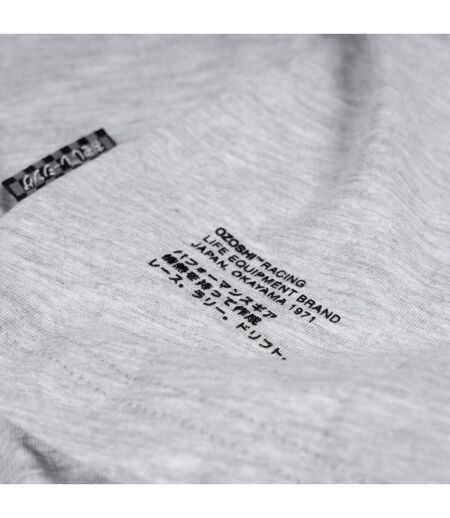 T-shirt Tsh04 Homme Gris Argenté Ozoshi