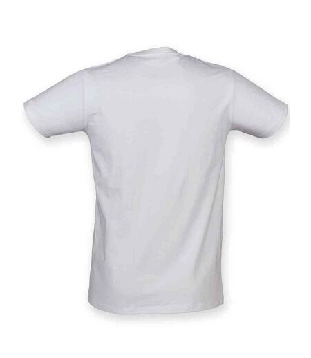 Mens feel good stretch t-shirt white SF