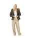Doudoune Matelassée Motif/style Court Femme Kaki Brave Soul-4