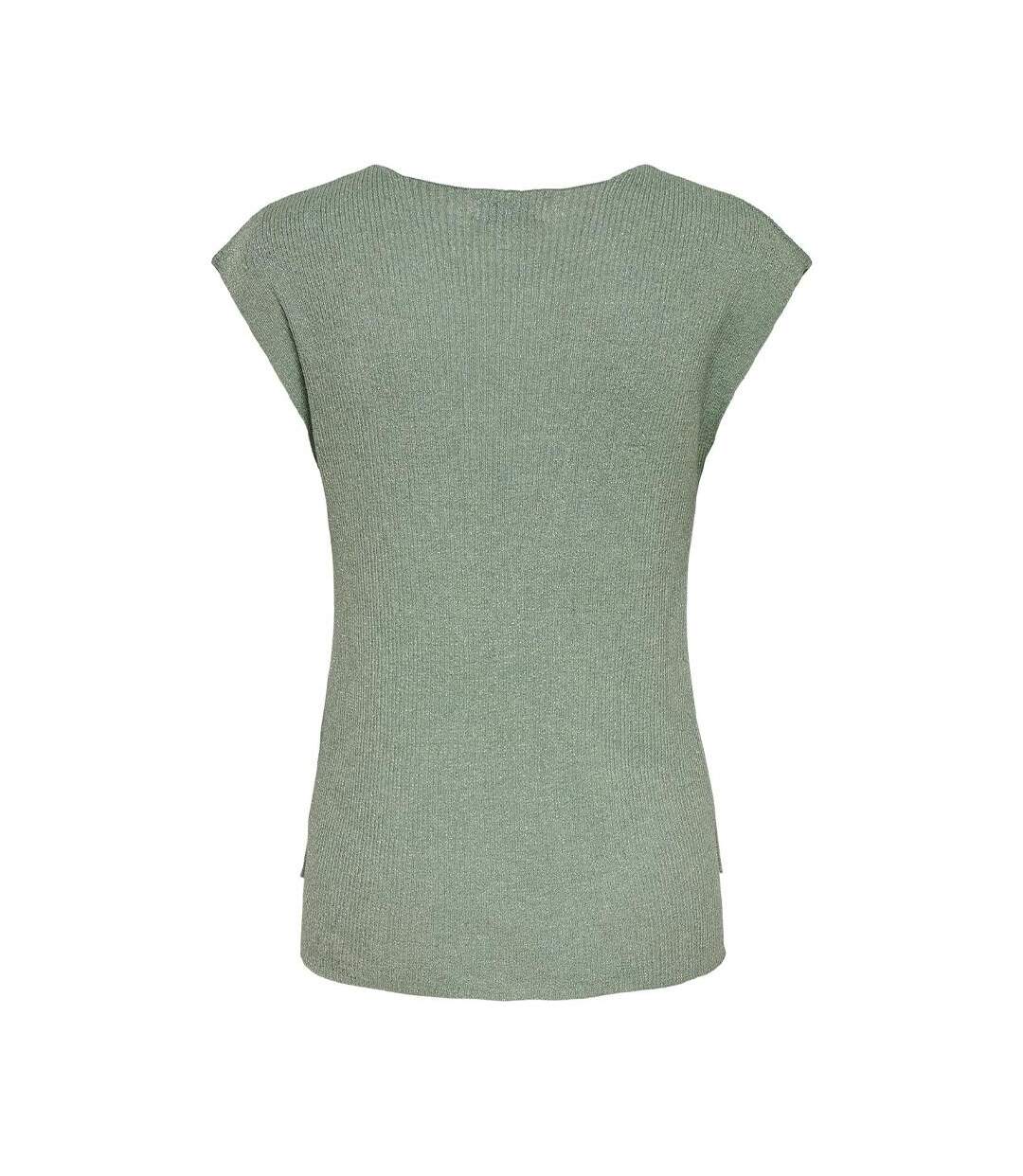 T-Shirt vert femme jdy new behave-2