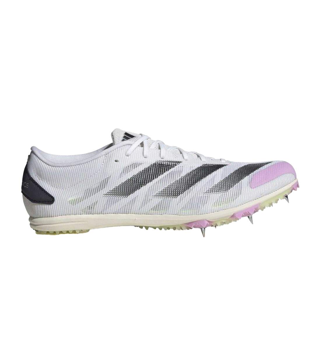 Mens Adizero 3 Stripes Running Trainers White Adidas-1