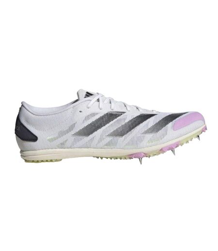 Mens Adizero 3 Stripes Running Trainers White Adidas