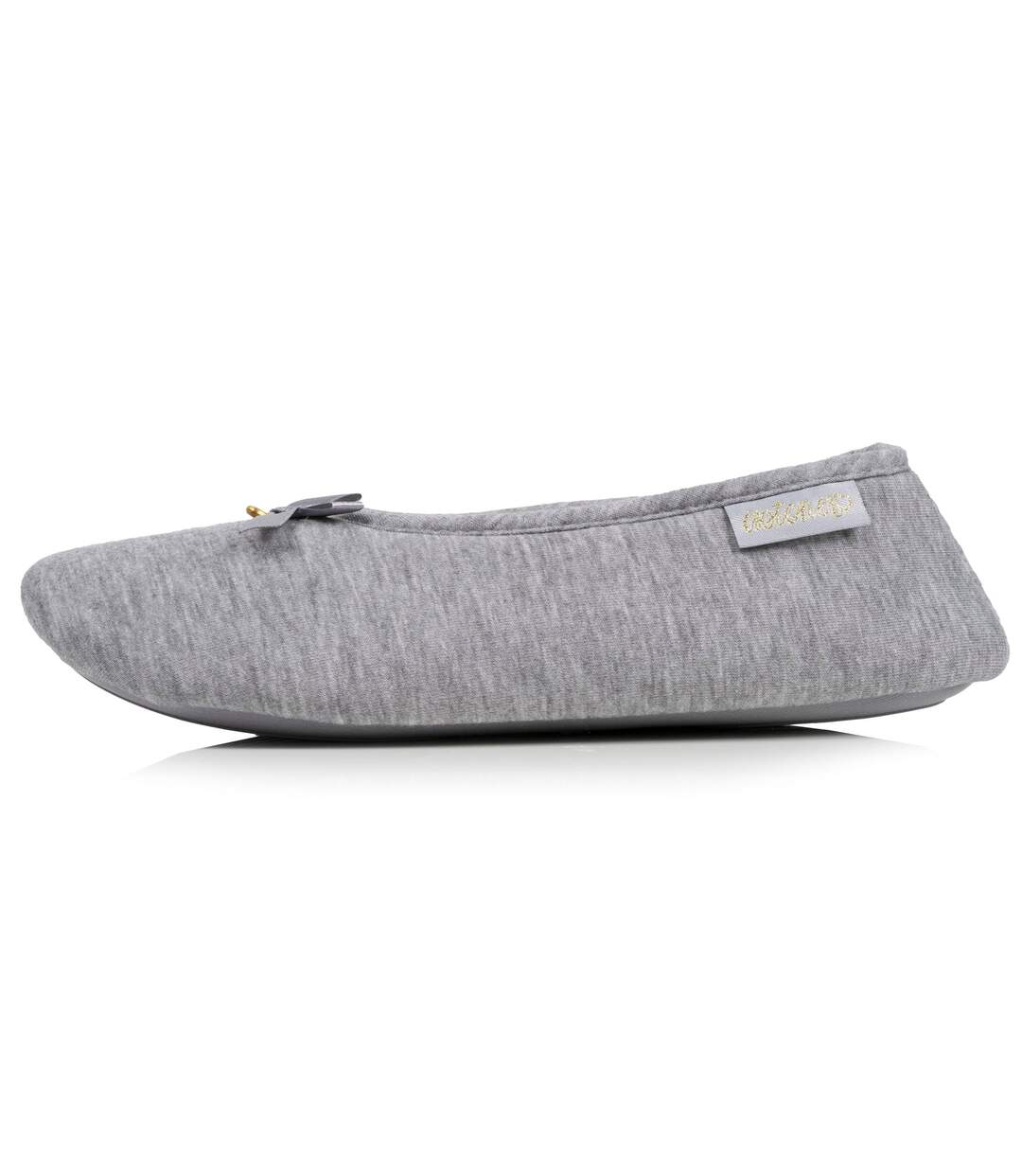 Isotoner Chaussons extra-light Ballerines femme jersey, semelle gomme antidérapante-4