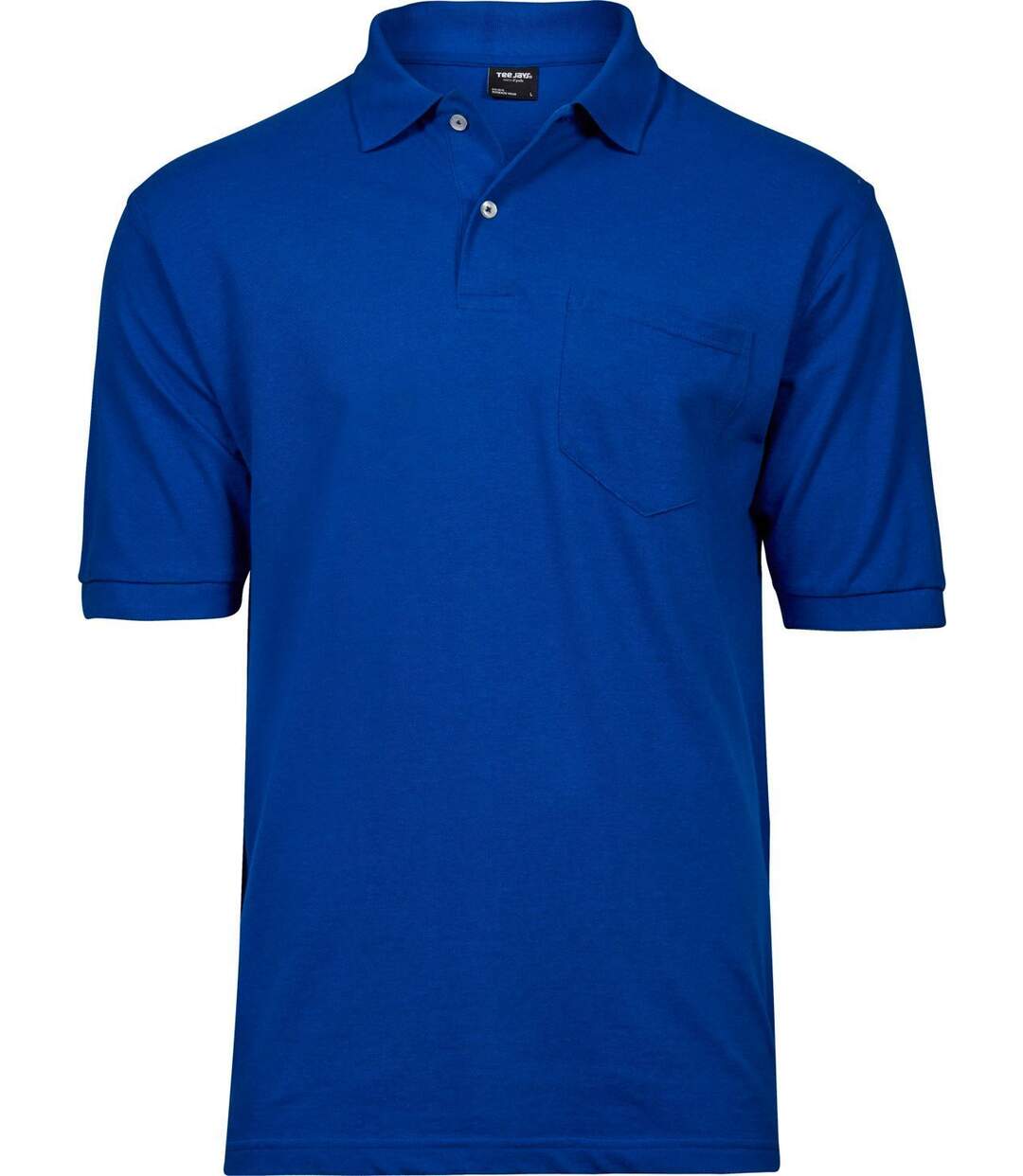 ***FDS 090522*** Polo homme poche poitrine - 2400 - bleu roi - manches courtes-2