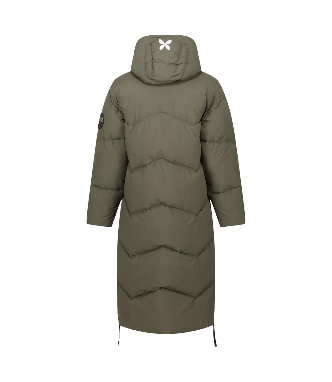 Womens/ladies Christian Lacroix Milhaud Longline Puffer Jacket Dark Khaki Regatta-3