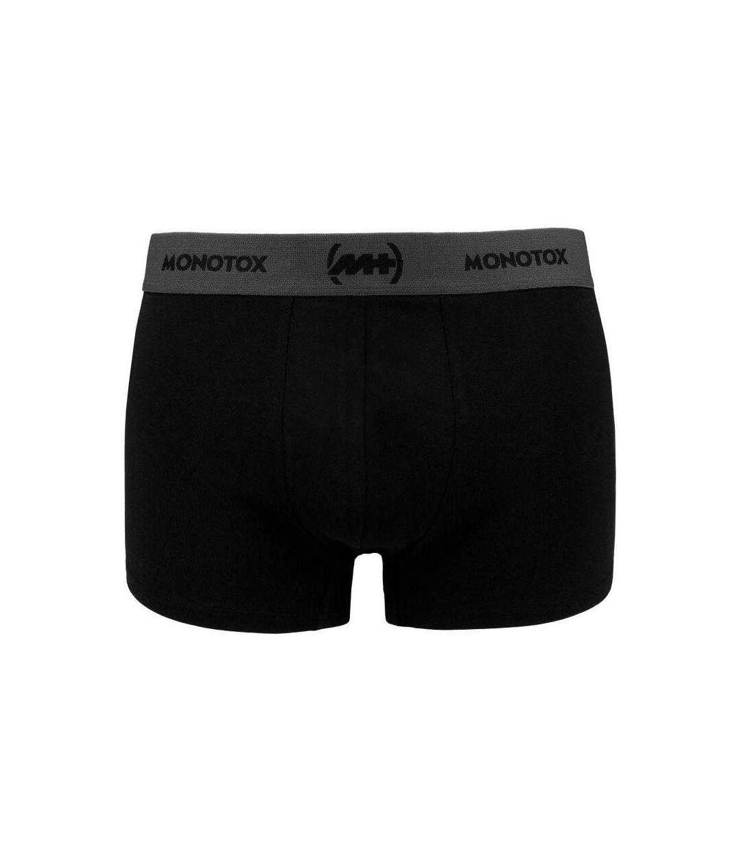 Boxers Motif/style Logo Basics Homme Noir Monotox-2